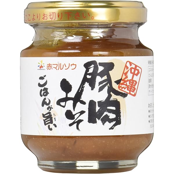 Amazon.co.jp: 沖縄油みそ 赤マルソウ豚肉みそ140g×6個 : 食品